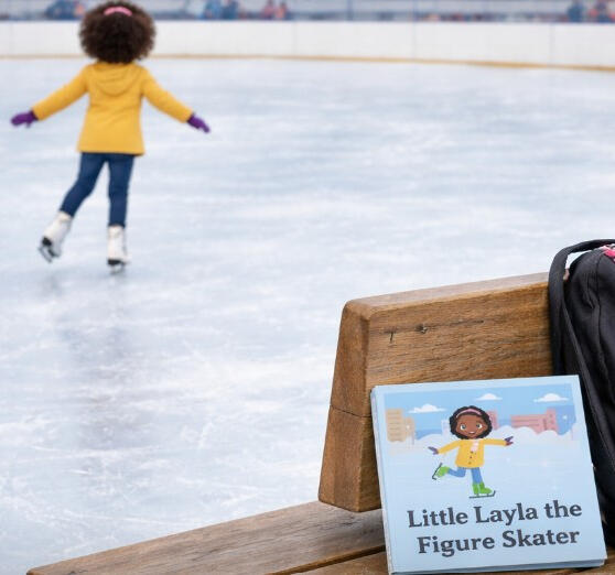 Little Layla loves everything about the ice rink: the shine of the ice, the sound of her skates, and the feeling of freedom as she glides across the rink.